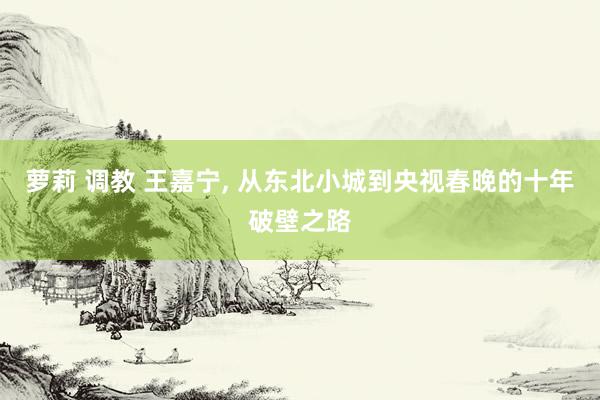 萝莉 调教 王嘉宁, 从东北小城到央视春晚的十年破壁之路
